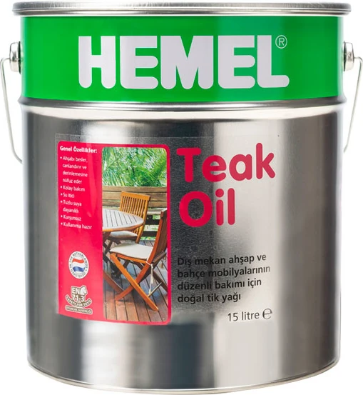 Teak Oil Yağ Teak Yağı 15 Lt