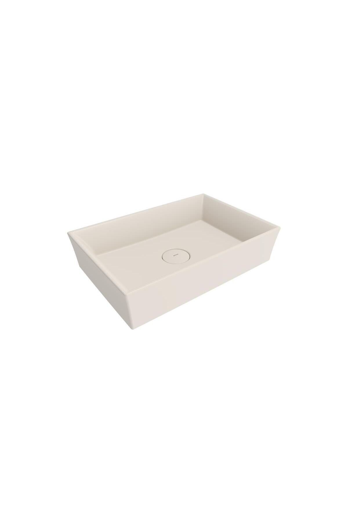Vessel Çanak Lavabo 56x38 cm Mat Yasemin 1172-007-0125
