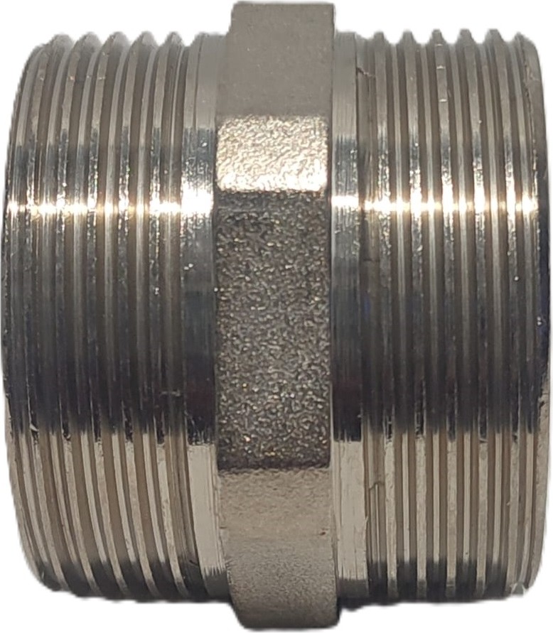 11/2" Sarı / Krom Dişli Nipel DN40 - Chrome Nipple