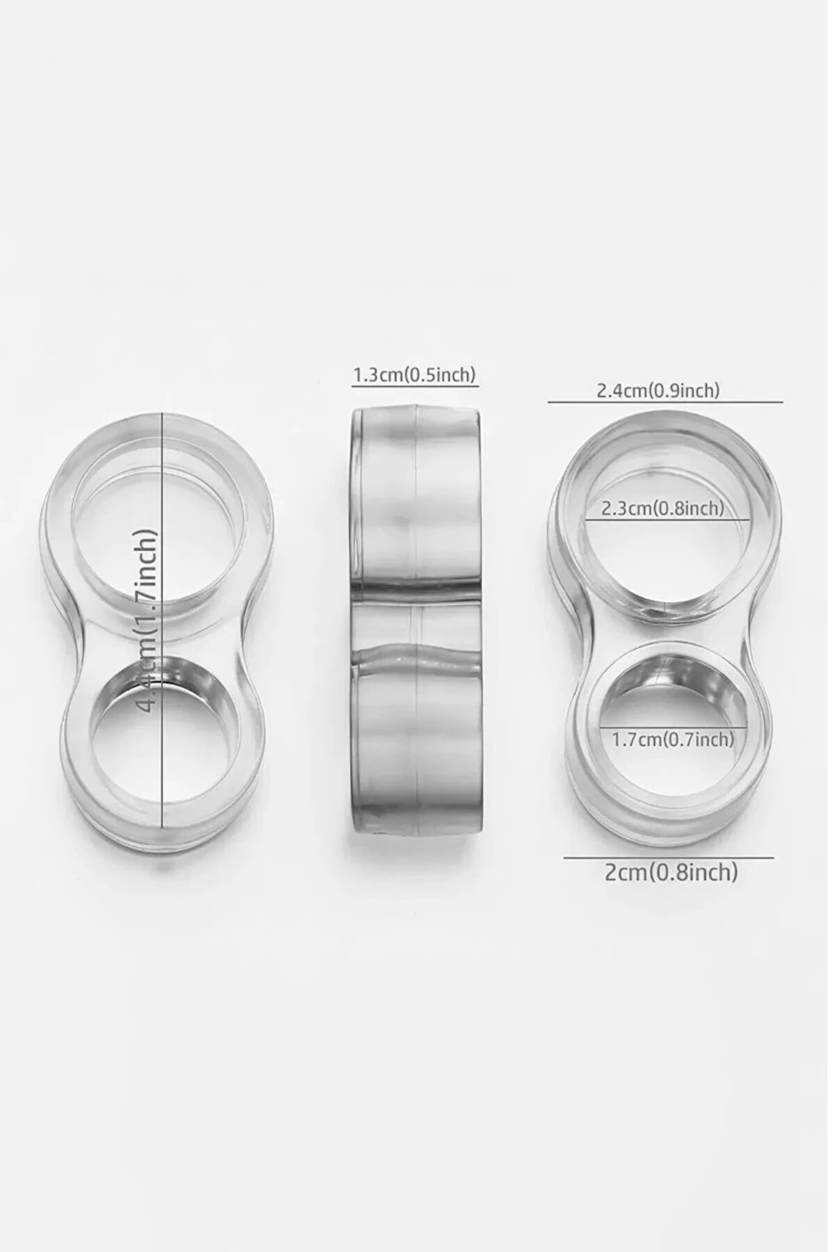 10 Adet Şeffaf Kapı Durdurucu Silikon Kapı Pencere Kolu Tutucu Kapı Kolu Tamponu