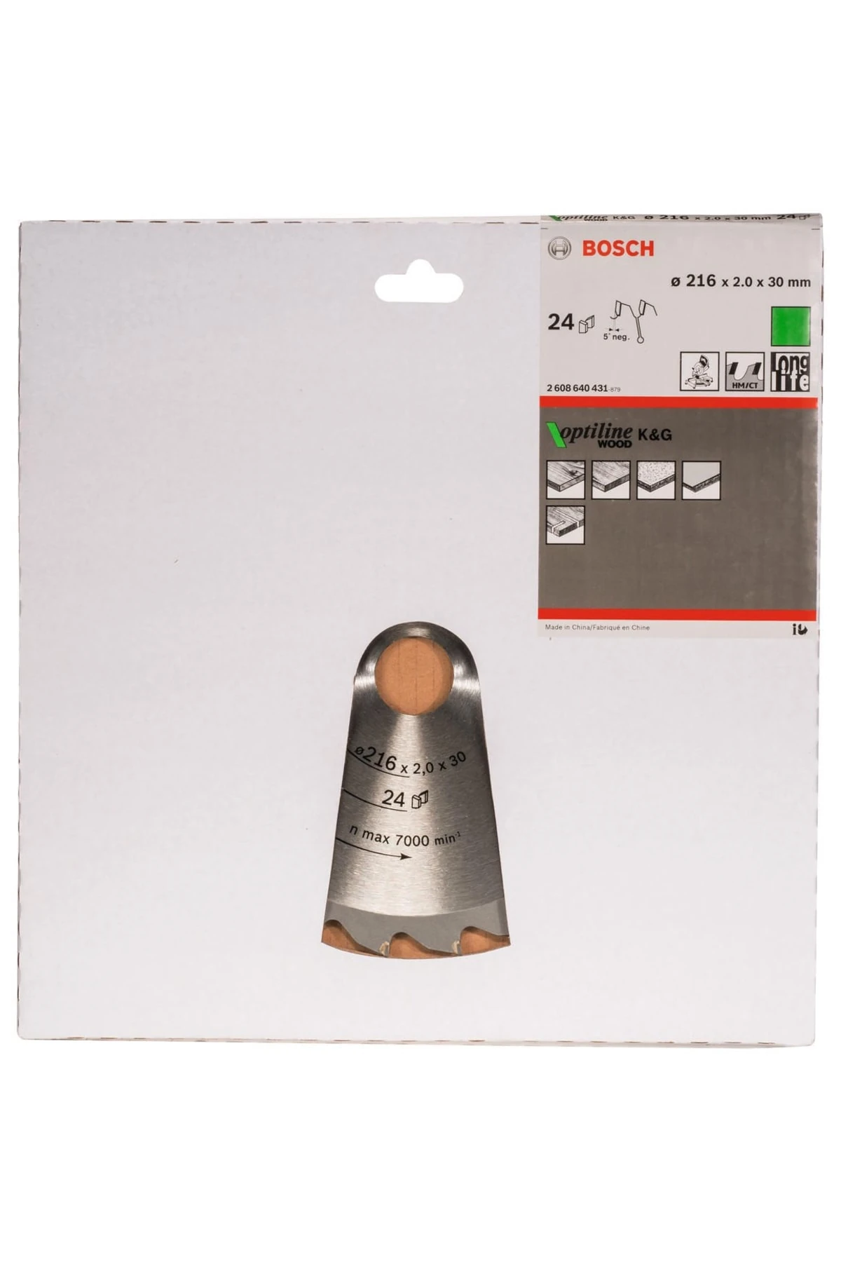 OP WO B 216x30-24 Daire Testere Bıçağı