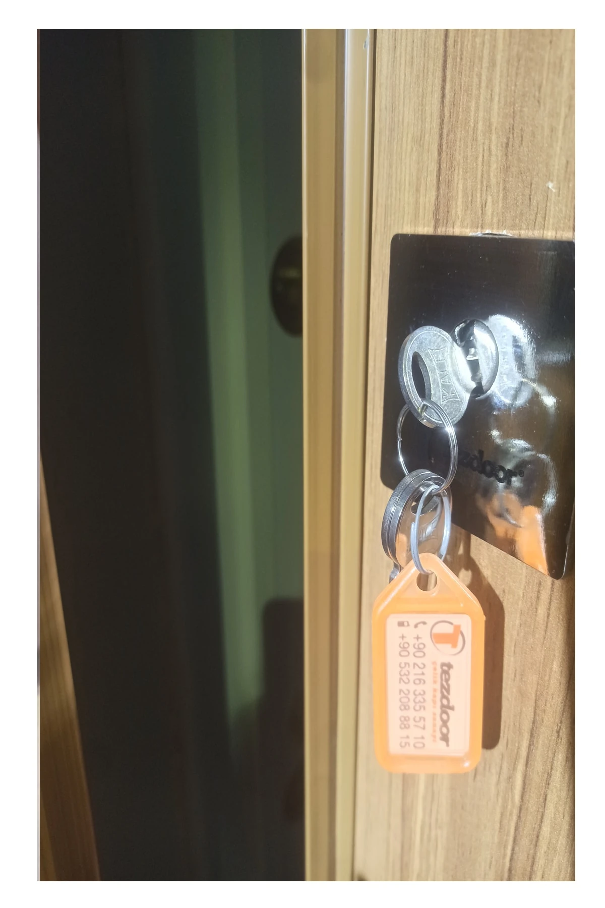 Çelik Kapı, Modelleri Antrasit Kasalı Rustik Çizgili Düz Model Daire Kapısı