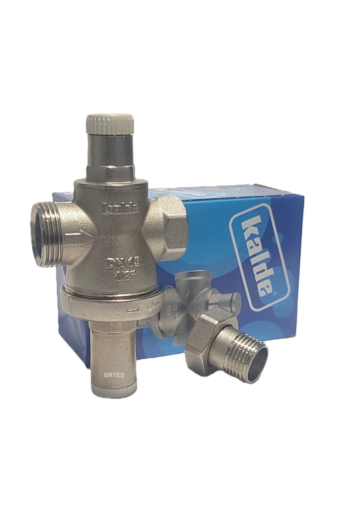 1/2" DN15 Rekorlu Su Basınç Düşürücü + Case Manometre - Pressure Reducing Valves (With Manometer)