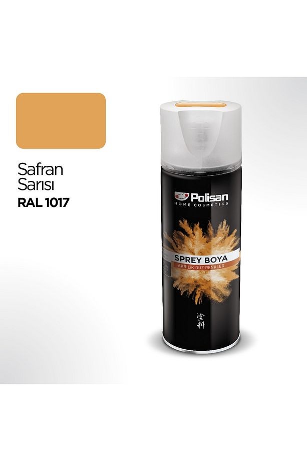 Akrilik Safran Sarısı Sprey Boya 400 ml - Ral 1017