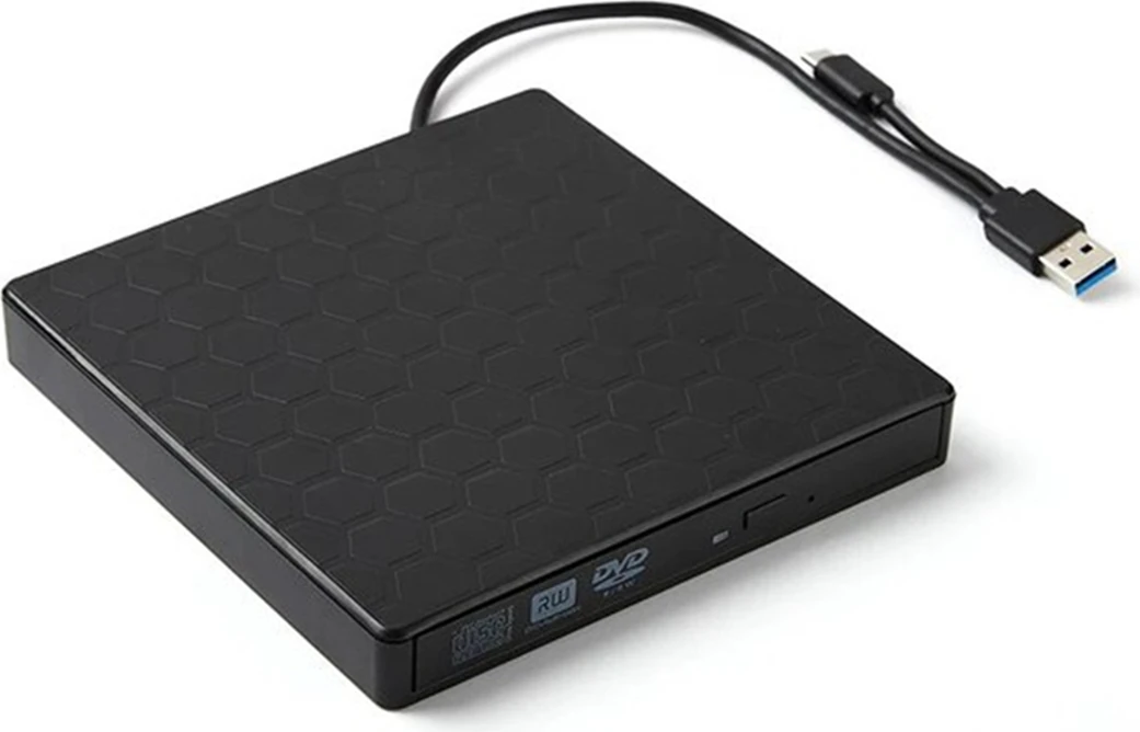 Harici DVD Sürücü USB 3.0 Taşınabilir +/-Rw Oynatıcı CD Rom Yazıcı Dizüstü Masaüstü Bilgisayar Windows ile Uyumlu (Yurt Dışından)