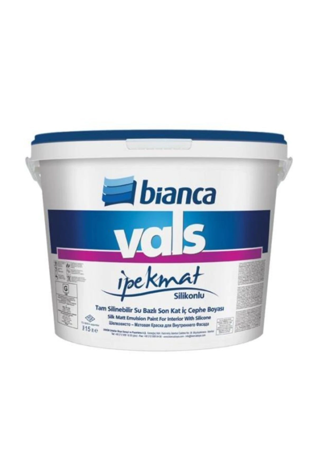 Vals Ipek Mat Silikonlu Tam Silinebilir 2.50lt 1131 Ayışığı