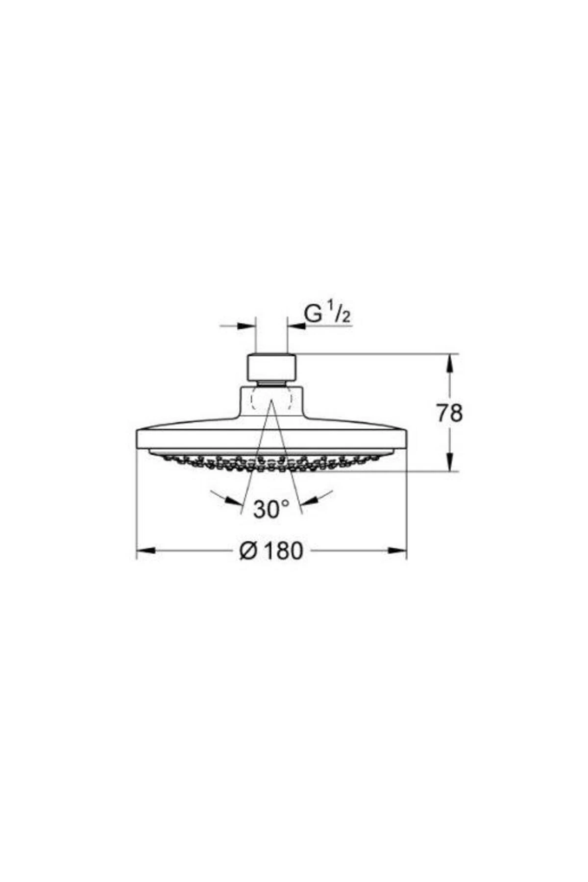 Euphoria Cosmopolitan Tepe Duşu 18 Cm - 27492000