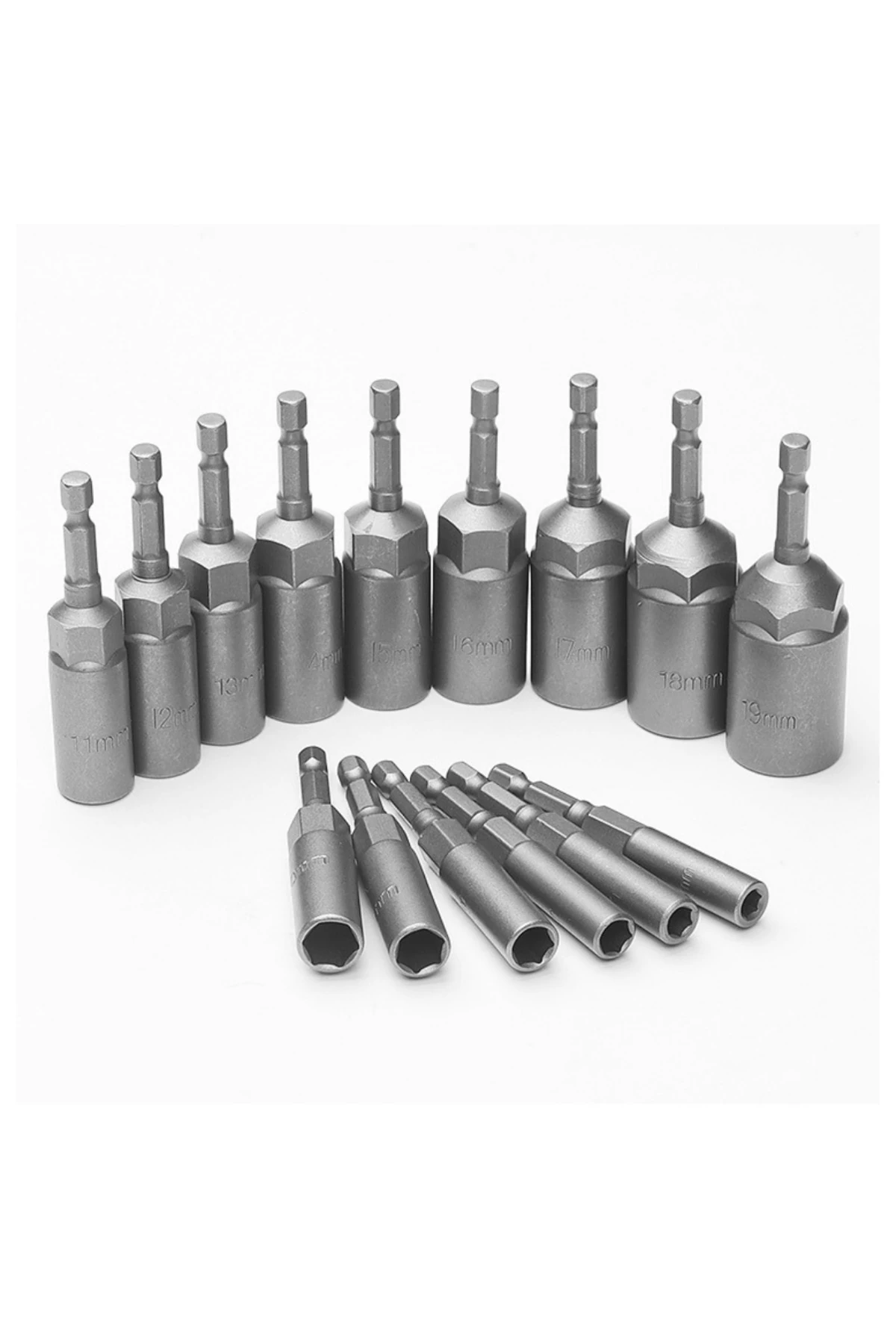 15 Parça Bits Saplı Lokma Seti Matkap İçin (5,5 mm - 19 mm)