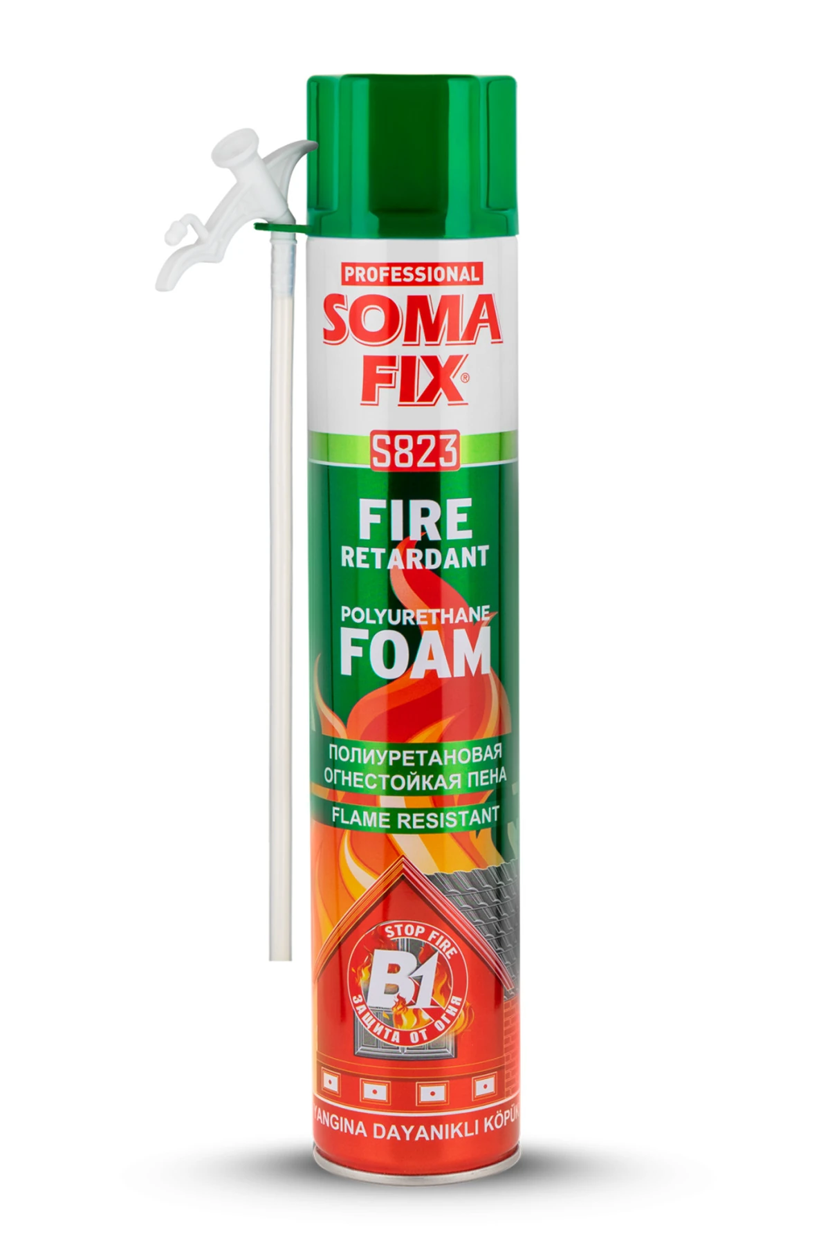 SOMAFİX YANGINA DAYANIKLI B1 POLİÜRETAN KÖPÜK-S823