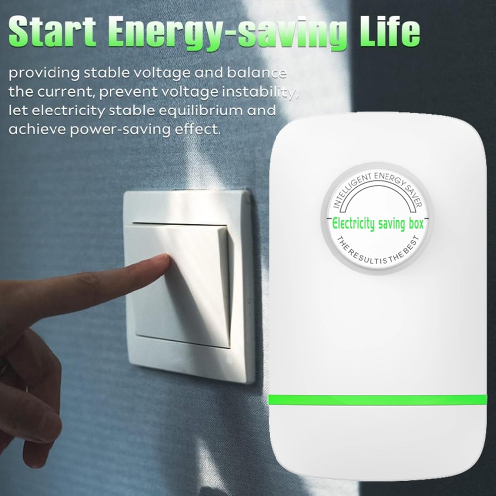 10 Adet Enerji Tasarrufu Elektrik Tasarrufu Kutusu Güç Faktörü Tasarruf Cihazı Denge Akım Kaynağı Tasarrufu Abd Plug (Yurt Dışından)