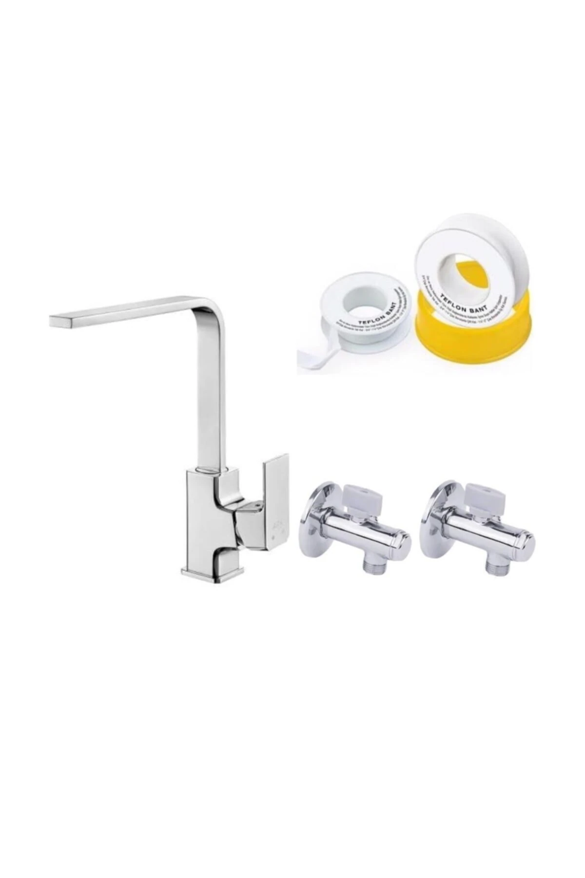 Tiera Eviye Batarya+ Filtreli Ara Musluk+Teflon Bant (065)