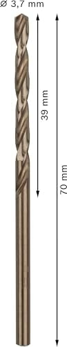 BOSCH Storemax 2 608 588 091 - Metal Co Matkap, Dın 338 3,7 x 39 x 70 mm (Paket 10)