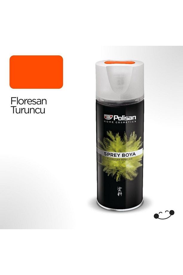 POLİSAN SPREY BOYA FLORESAN TURUNCU NO:522