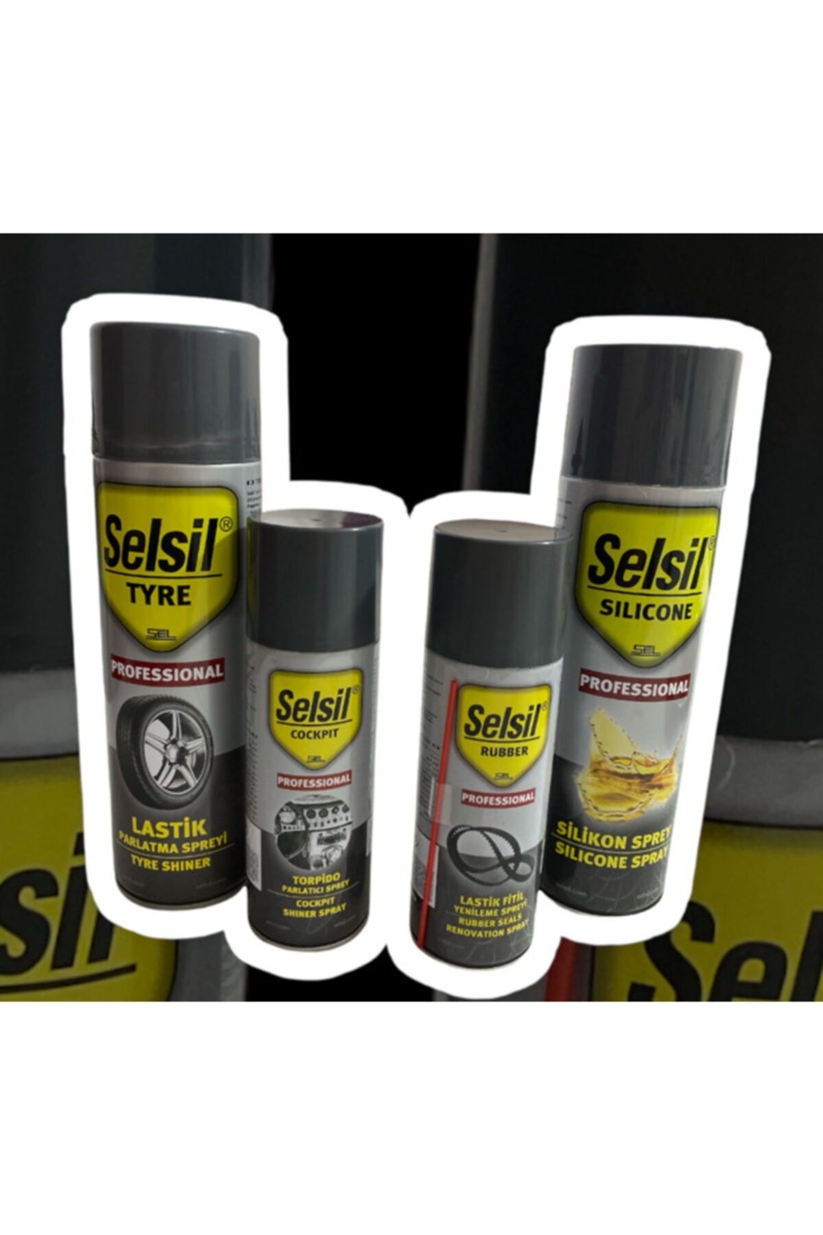 Otomobil Lastik Parlatma+torpito Temizleme+fitil Yenileme+silikon Sprey Plastik Parçaları Korur