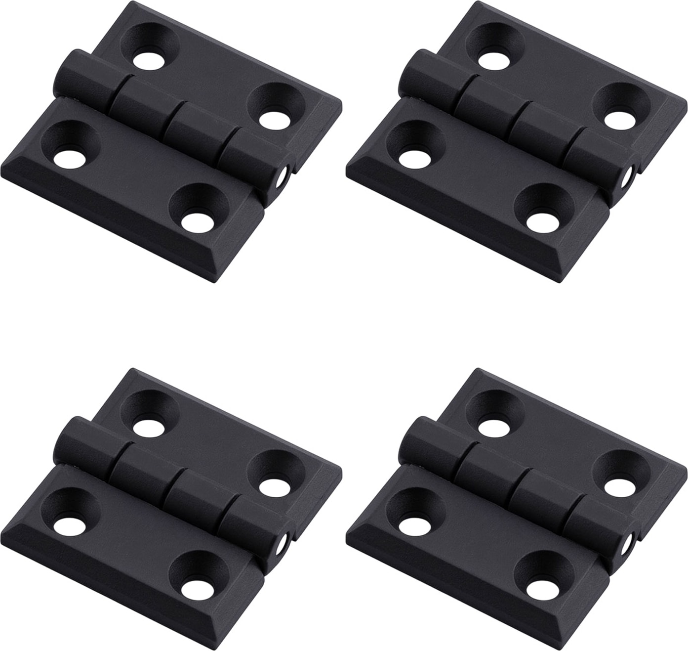 Plastik 50X50 mm 2 Adet Set Yaprak Menteşe Dayanıklı Dolap Çekmece Kapak ve Mobilya Menteşe
