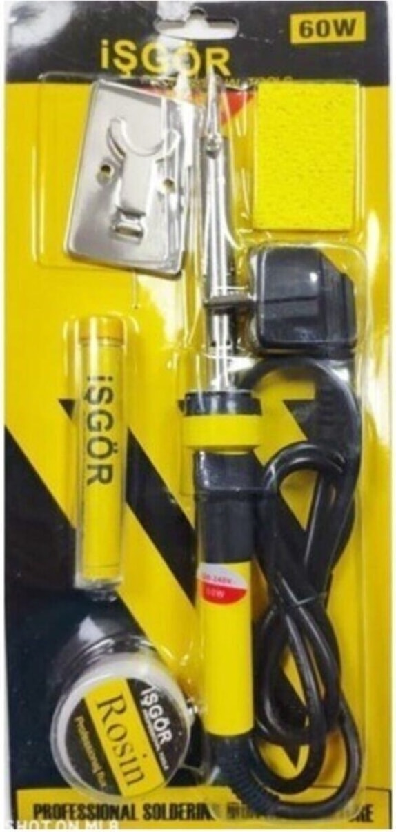 5 Li Set Lehim Havya Seti 60 Watt Lehim Seti Mobilya Bağlantı Elemanları