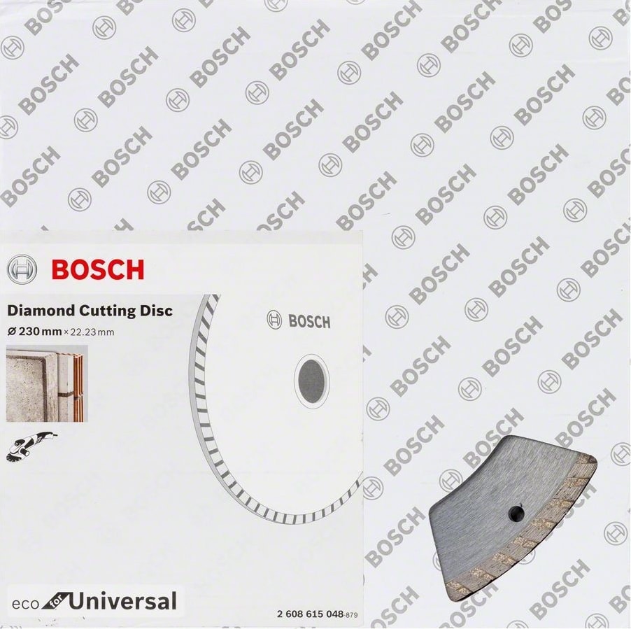 BOSCH - Ekonomik Seri 9+1 Genel Yapı Malzemeleri Için Elmas Kesme Diski 230 mm Turbo