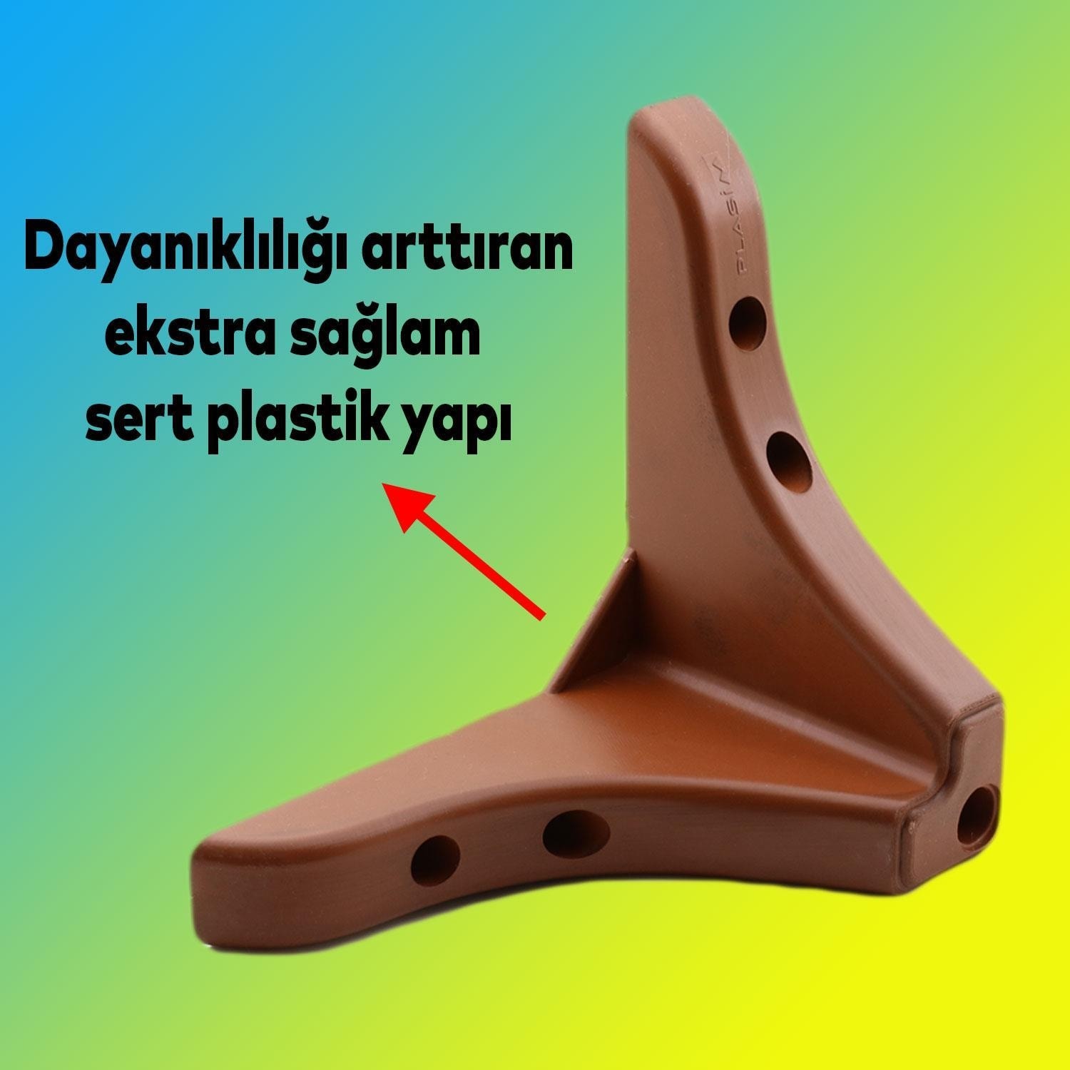 Rose Lüks Mobilya Kanepe Tv Ünitesi Koltuk Ayağı 9.5 Cm Ahşap Desenli Baza Ayakları (4 Adet)