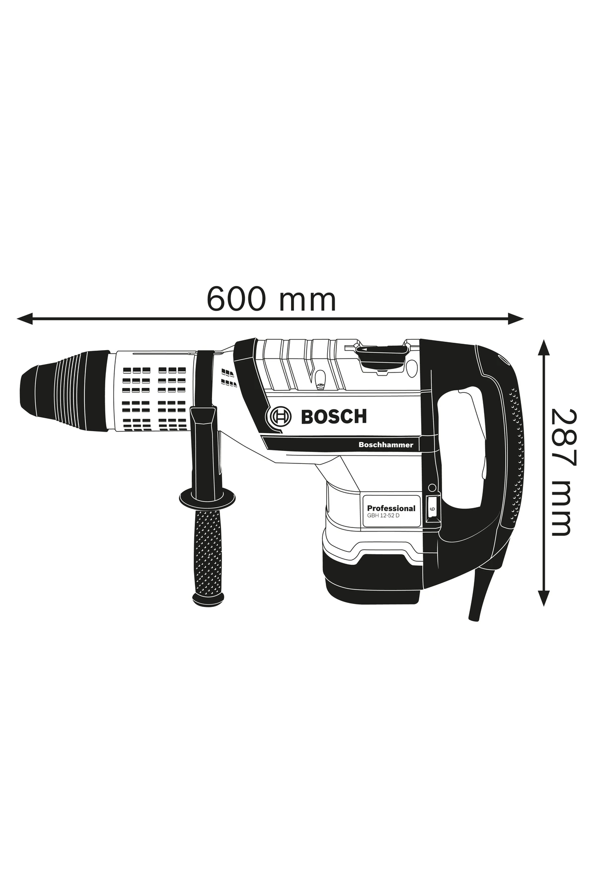 Gbh 12-52 D Kırıcı Delici 11.5 Kg 1700 W