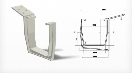 Çatı Oluğu Dere Kelepçe 150 mm
