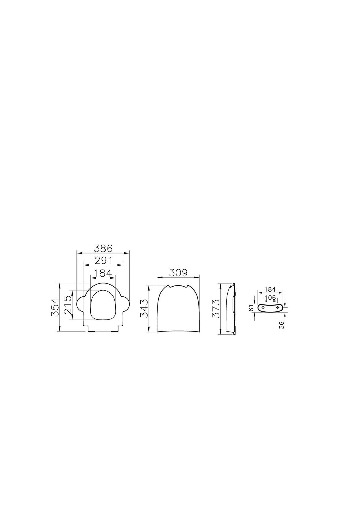 Sento Soft Çocuk Klozet Kapağı-DP-Beyaz 133-003-009