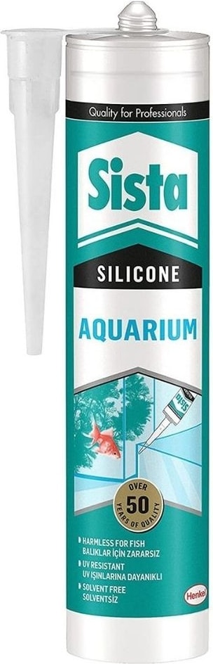Akvaryum Silikon Siyah 280 ml