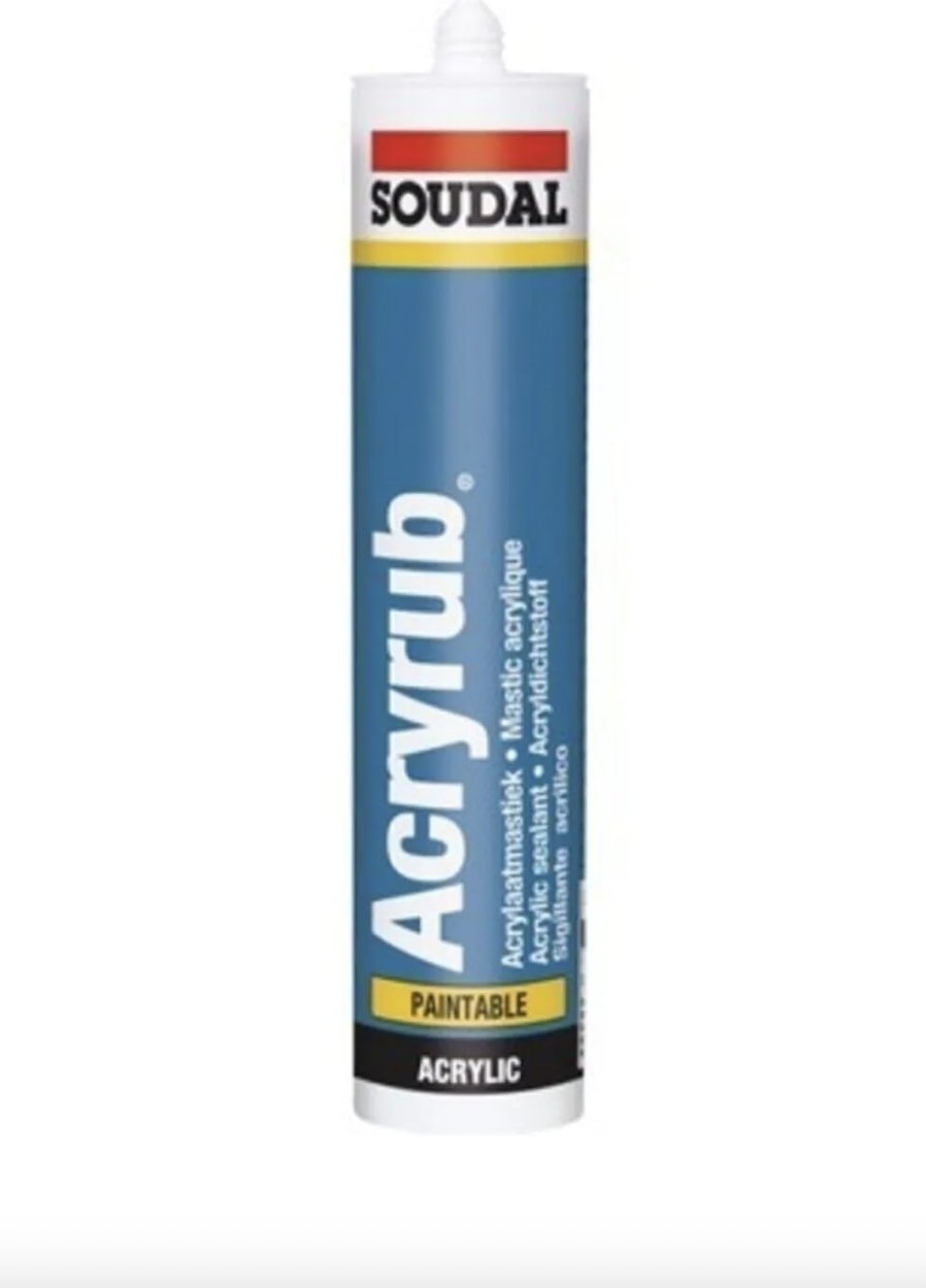 Silikonize Mastik Acryrub Antrasit Gri 500GR
