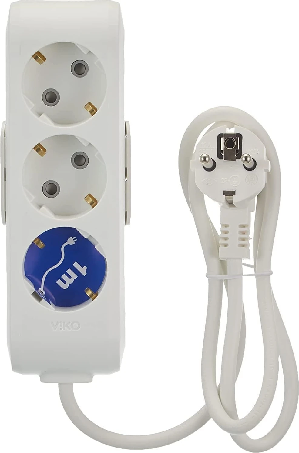 Multi-Let Üçlü Priz Topraklı Kablolu Çocuk Korumalı 1 mt