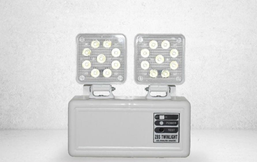 Acil Durum Aydınlatma Armatürü, 2X9F Ledli, Akülü