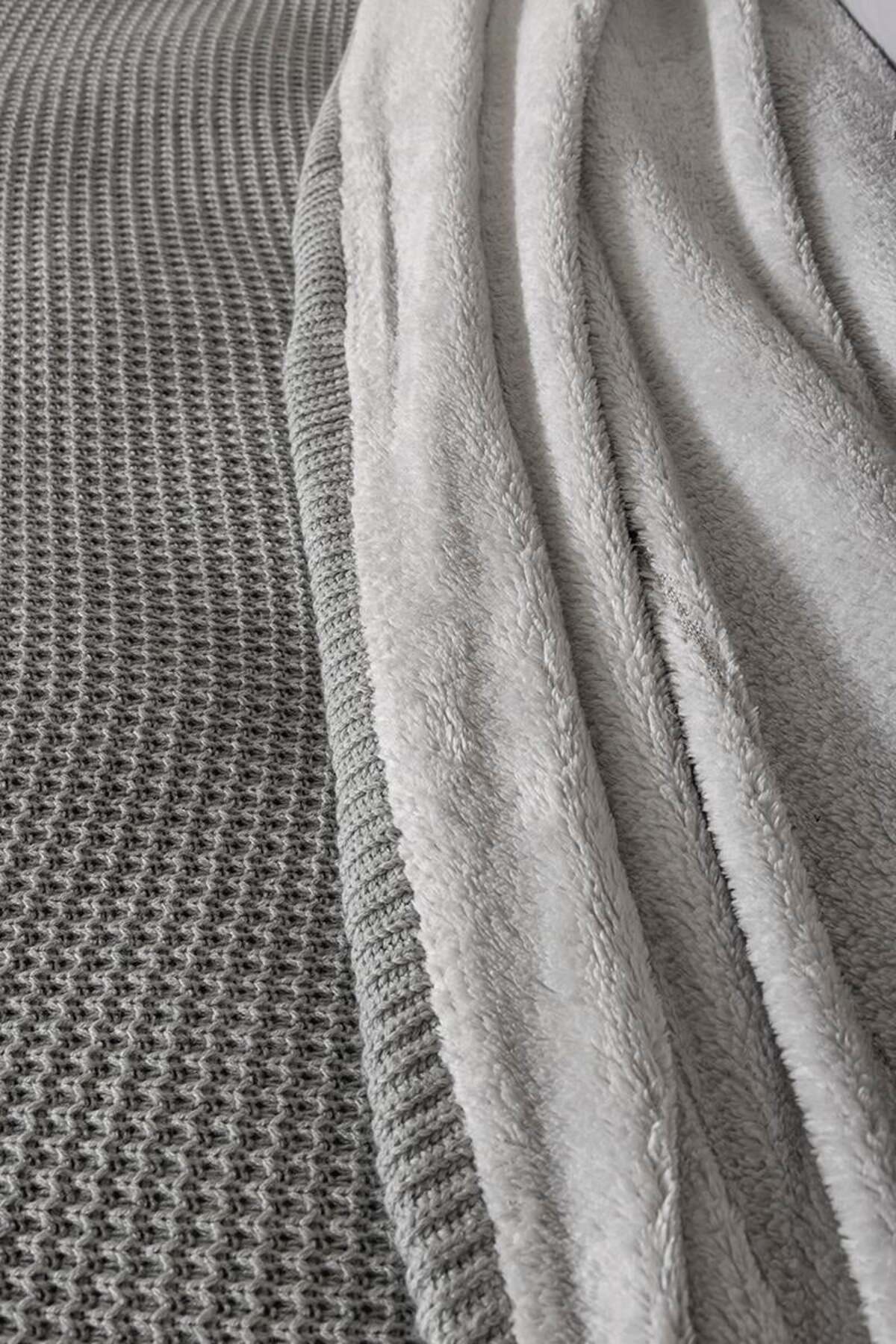 Nobilis Marble Çift Kişilik Battaniye Seti