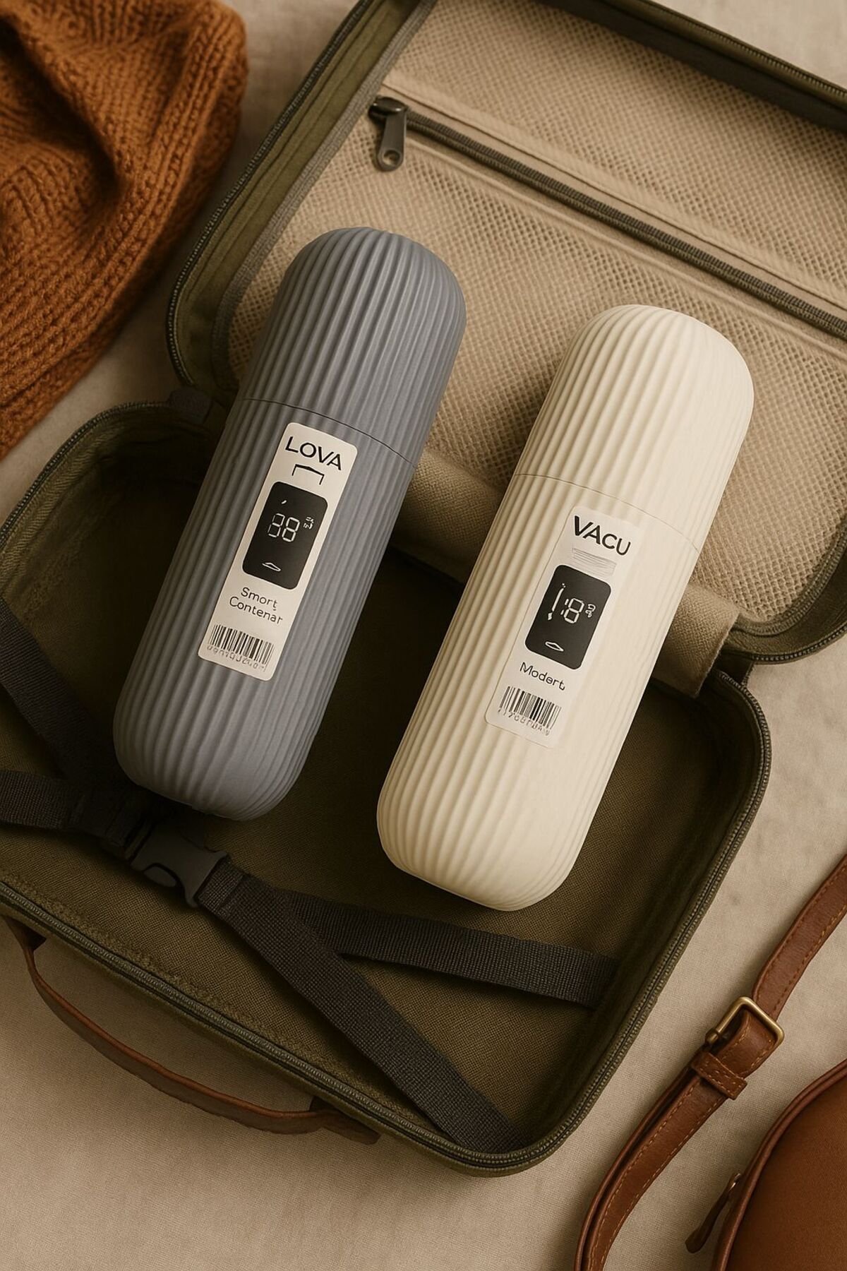 2'li Akıllı Seyahat Saklama Kutusu (GÖZLÜK,ANAHTARLIK,DEĞERLİ EŞYA)