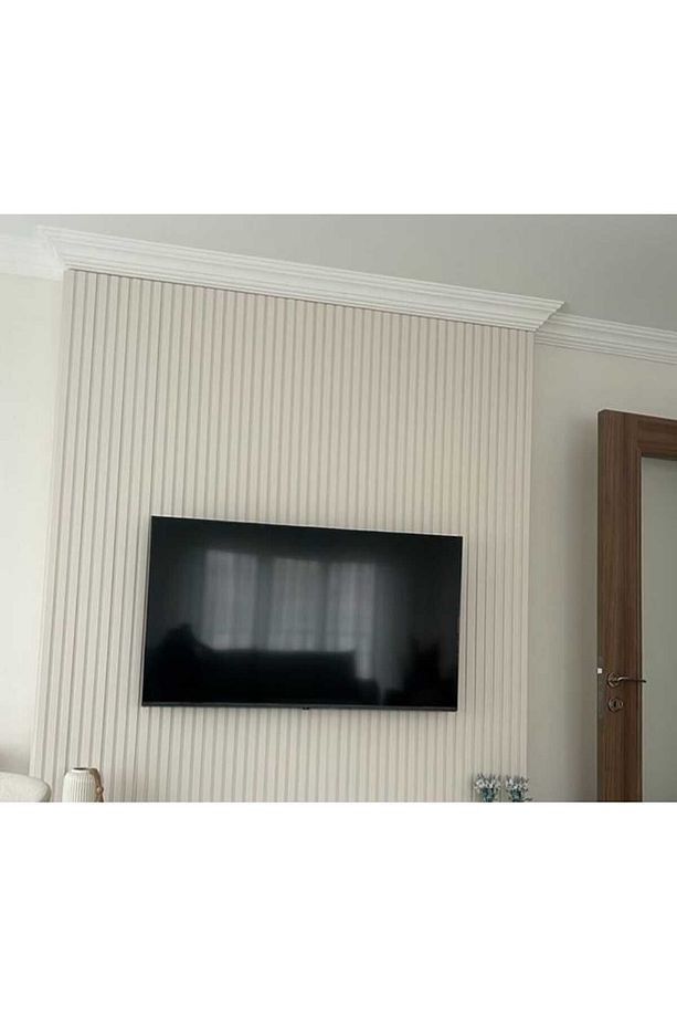 Kargo Bedava Antalya Yıldız Duvar Lambri Profili Lb 3771 bianco