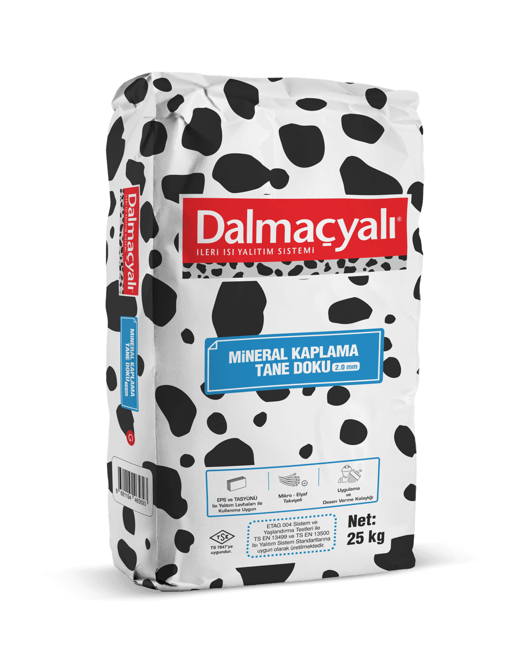 FİLLİ Dalmaçyalı Dekoratif Kaplama Tane Doku 25 Kg