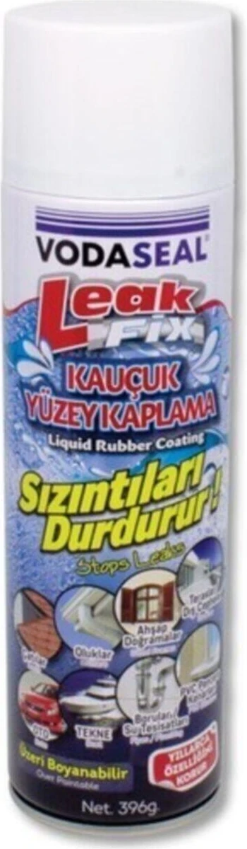 Leak Fix Su Geçirmez Sızdırmaz Sprey Kauçuk Kaplama Izolasyon 396 gr (Beyaz)