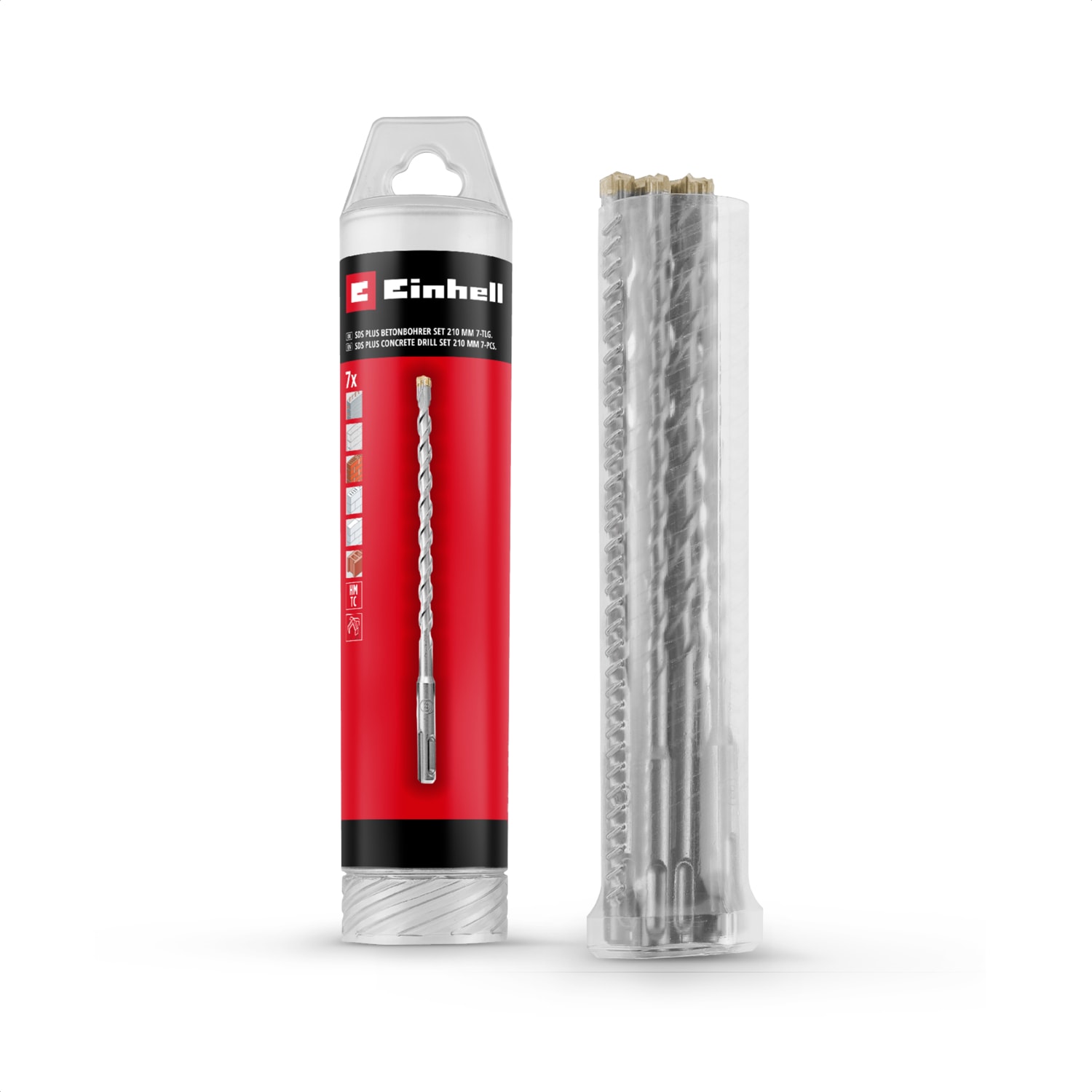 EİNHELL Sds Plus Uç Seti 7 Parça, 6-14/210 mm
