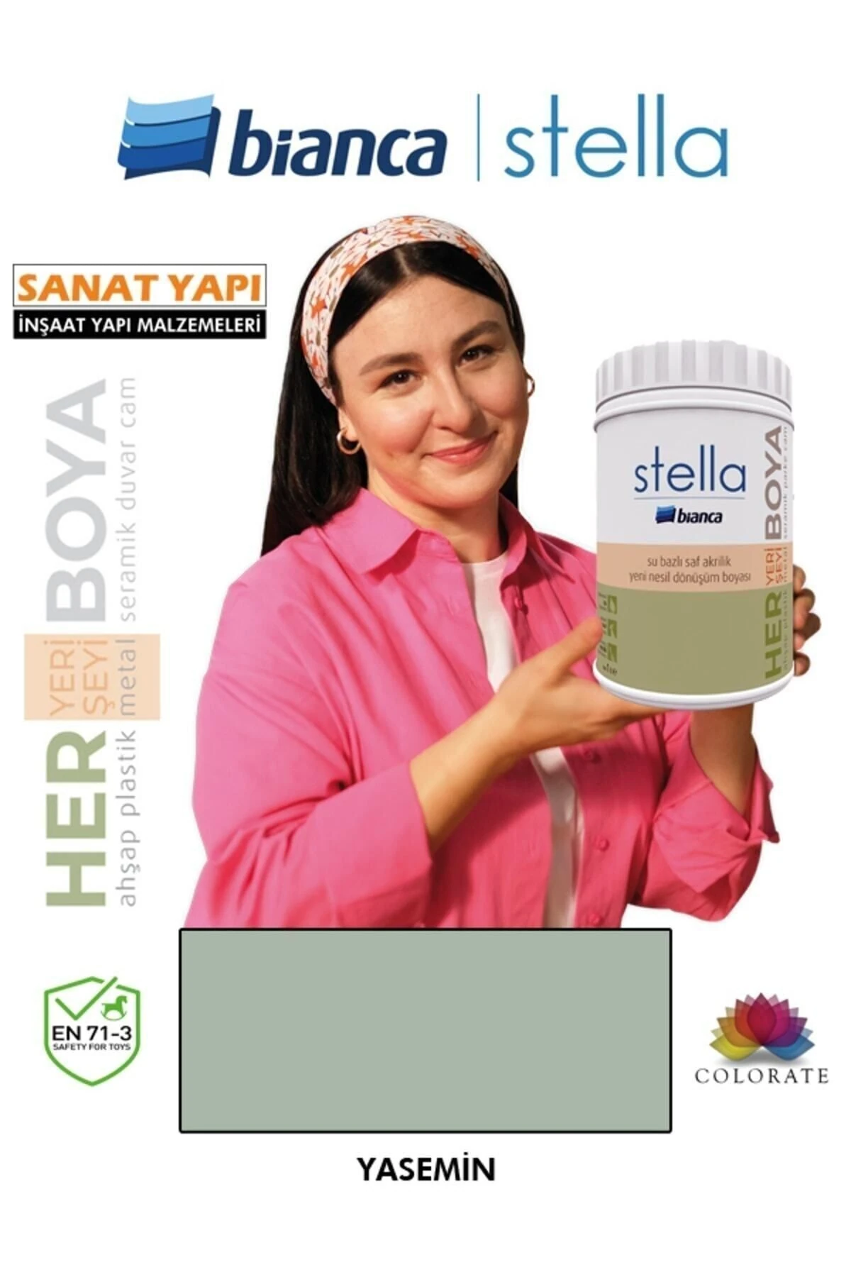 Stella Su Bazlı Akrilik Boya Yasemin