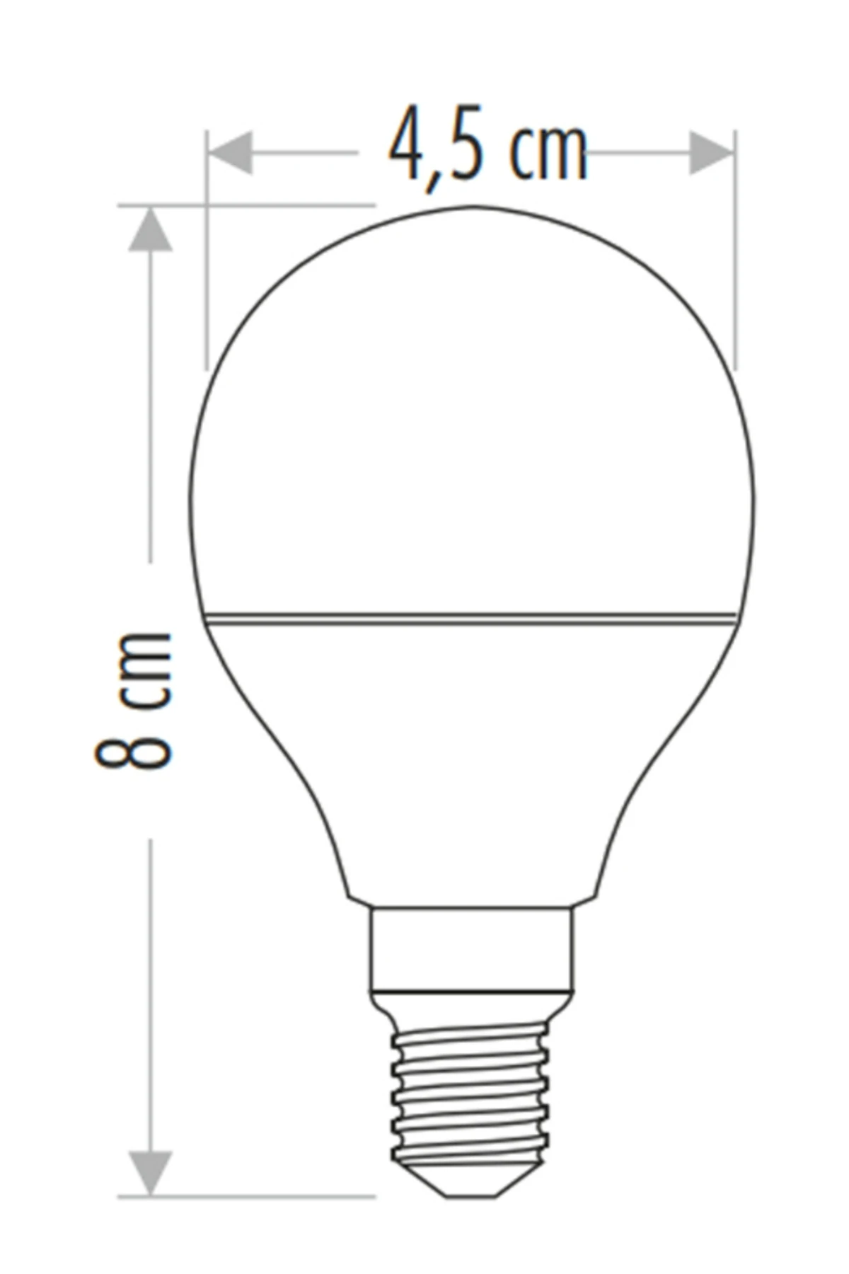 10 ADET CATA CT 4233 6W Led Ampul 6400K Beyaz Işık
