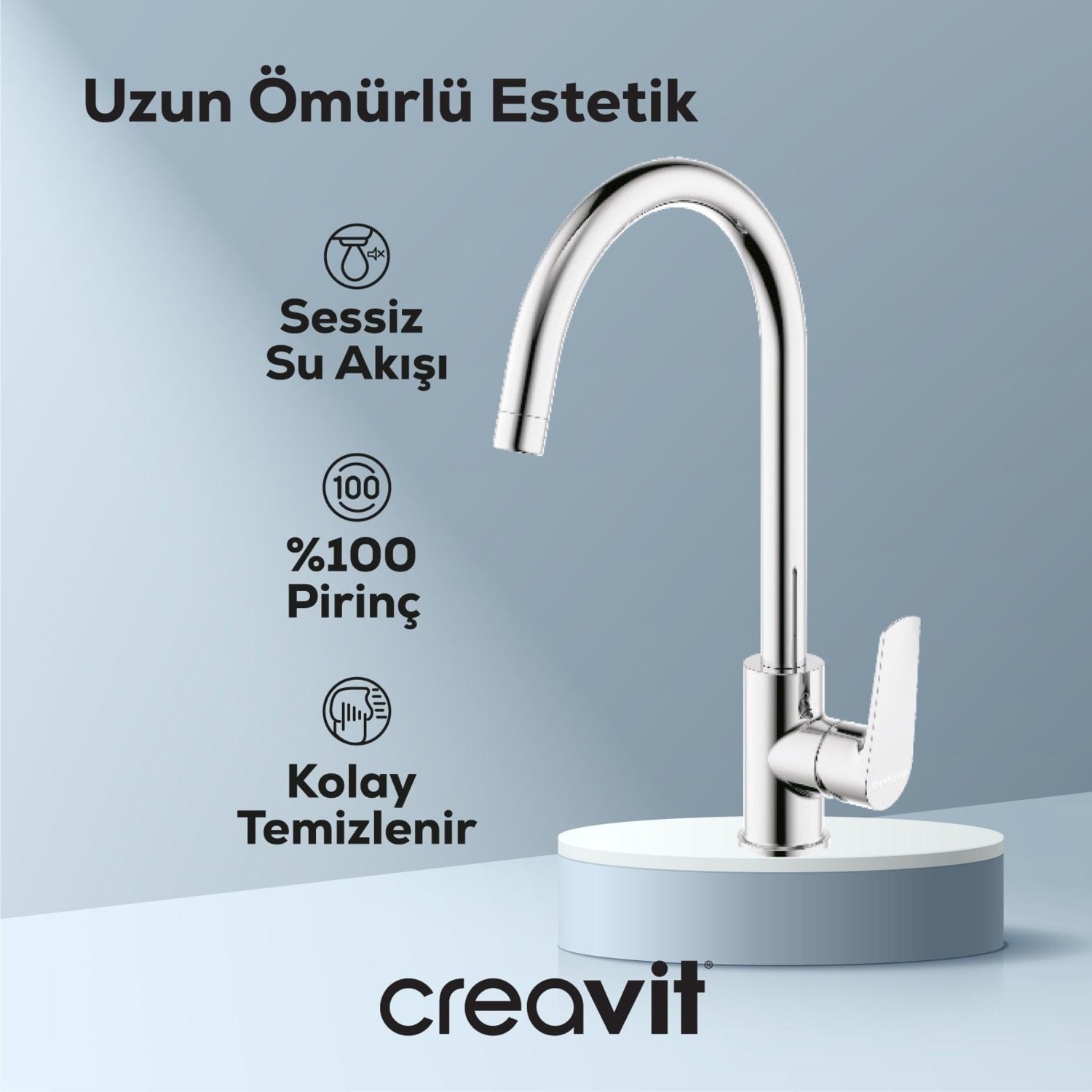 Solo Mutfak Armatürü Krom
