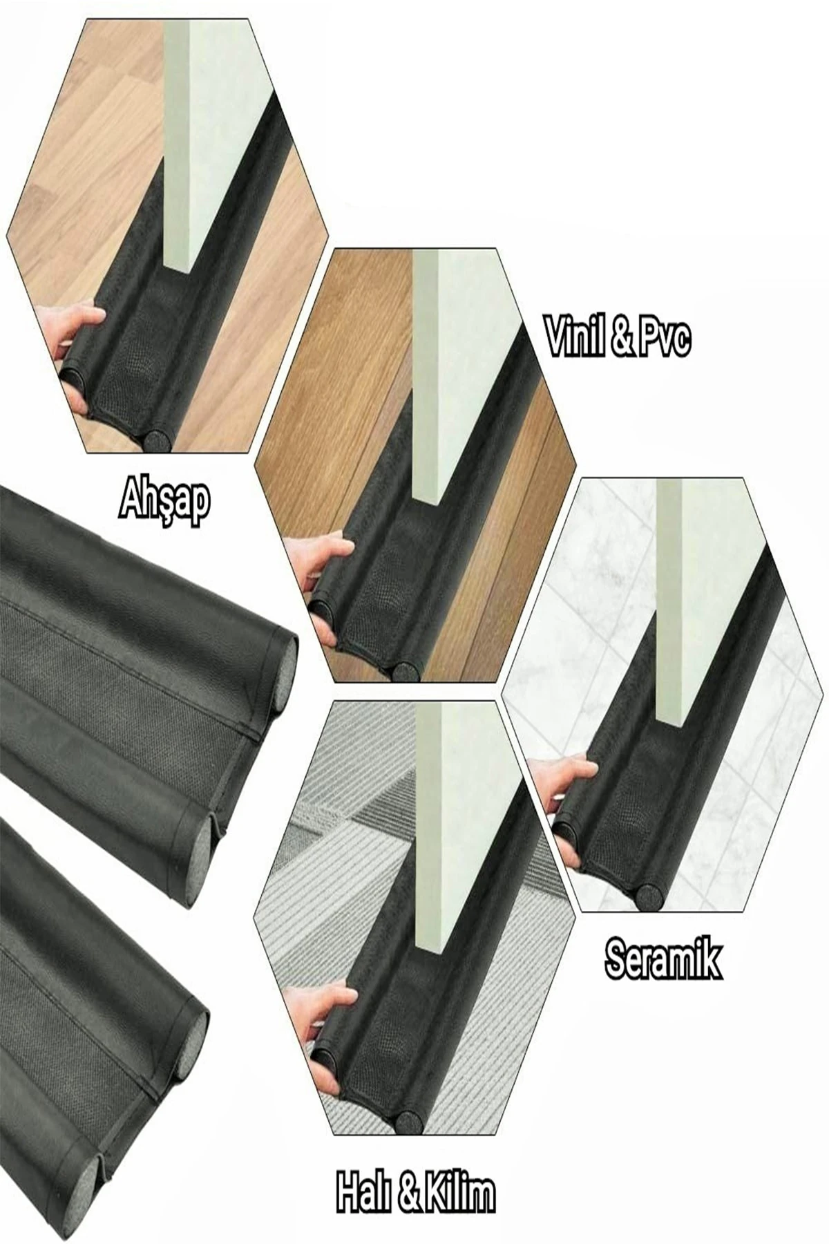 Kapı Altı Izolasyon Iki Adet Rüzgar Isı Işık Ses Toz Su Ve Böcek Önleyici Ve Yalıtımı Trend Ürün