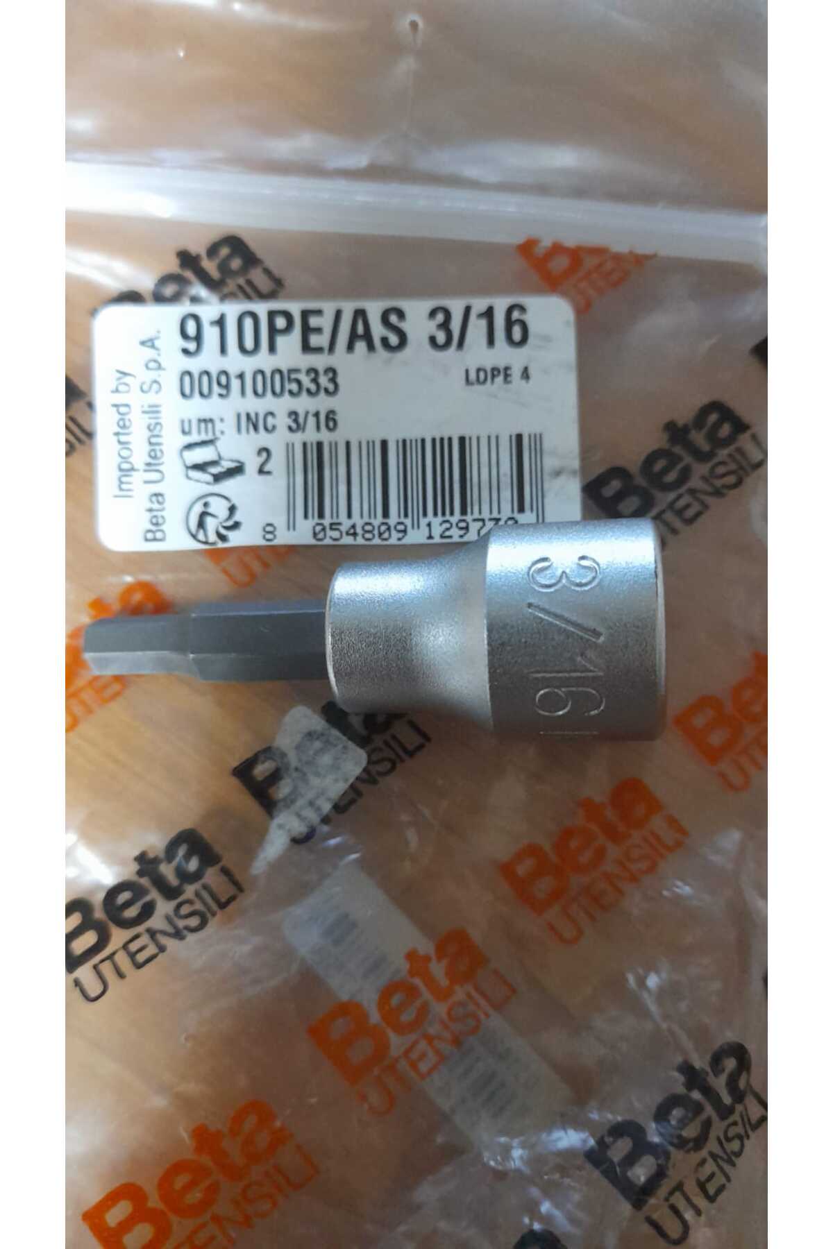 Inç Allenli Lokma 910pe/as 3/16