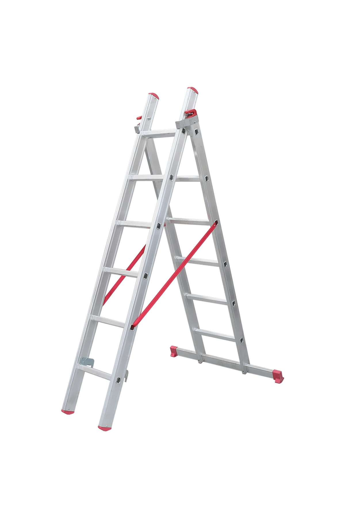 MADENİ EŞYA A TİPİ 2X2 TOPLAM 4 METRE SÜRGÜLÜ ENDÜSTRİYEL PTT MERDİVENİ