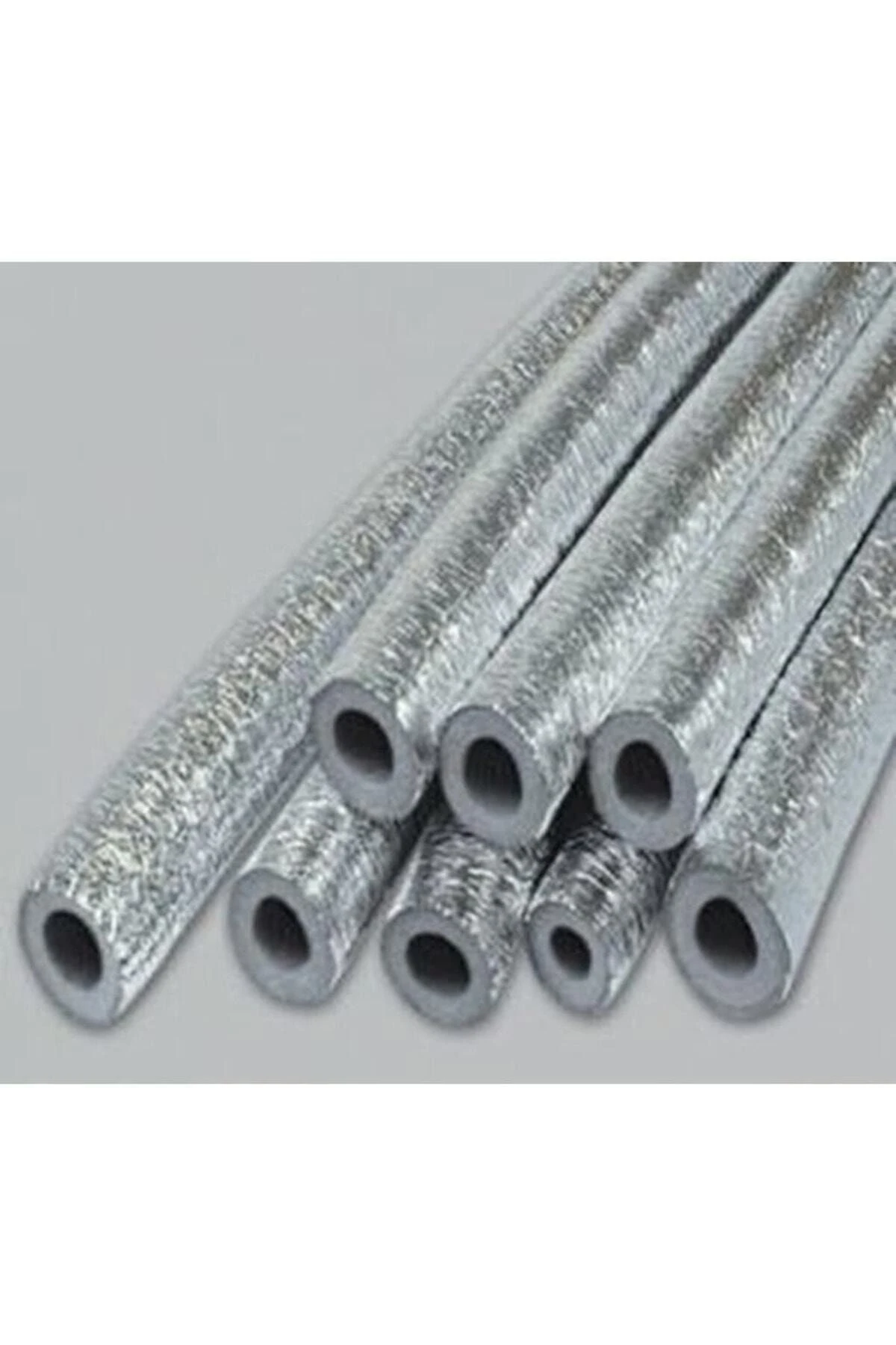32 Mm'lik Alüminyum Folyolu Izole Boru (1 Metre) 10 Adet 35/10 Folyoluboru Isı Izolasyon