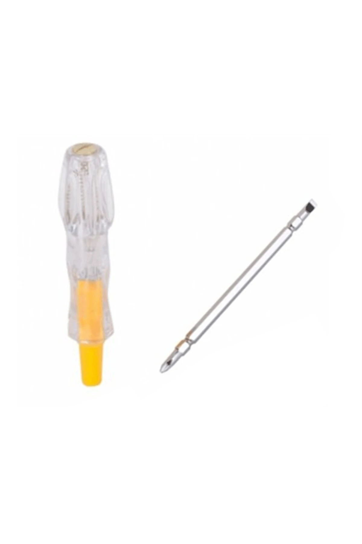 2 Adet Çift Uçlu Düz Yıldız Uçlu Elektrik Kontrol Kalemi