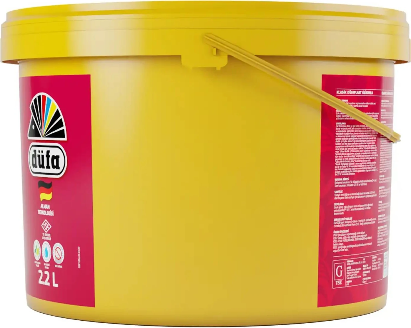 Klasik plast Silikonlu İç Cephe Duvar Boyası 5057 Gökmavi 2.2 l