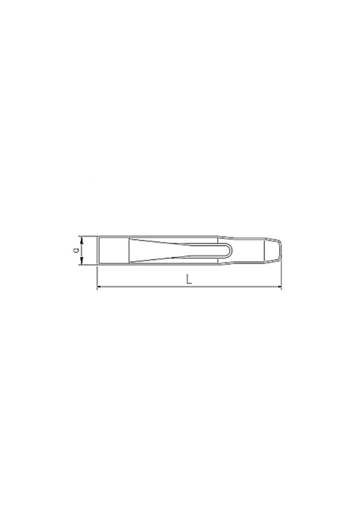 5500230200 Düz Keski Krom 200 Mm
