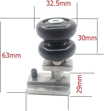 Ayrıntıshop Cam Balkon Teker 4 Set Lü
