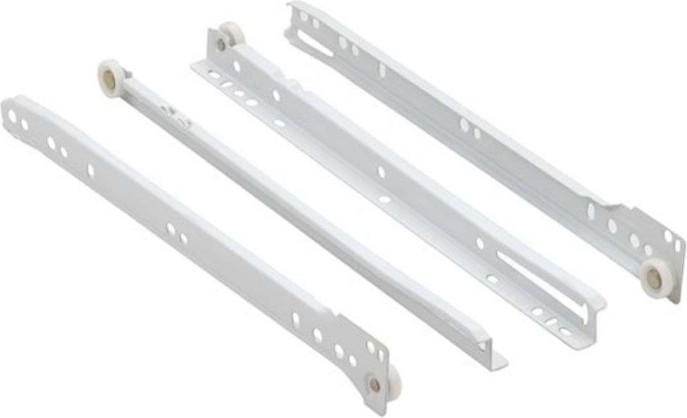 Standart Çekmece Kızağı Dolap Çekmece Rayı Beyaz 45CM 1 Takım (Y-ÇK-45PS)
