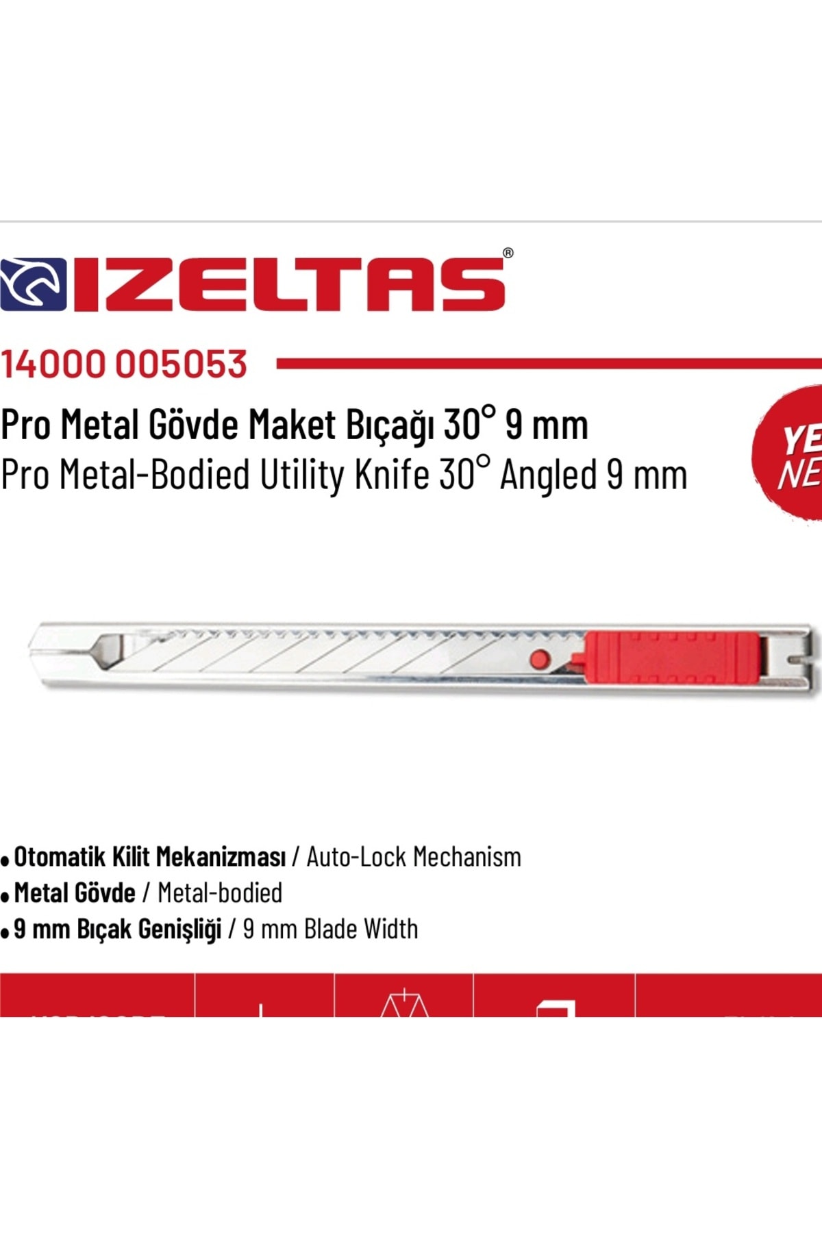 Maket Bıçağı 9mm