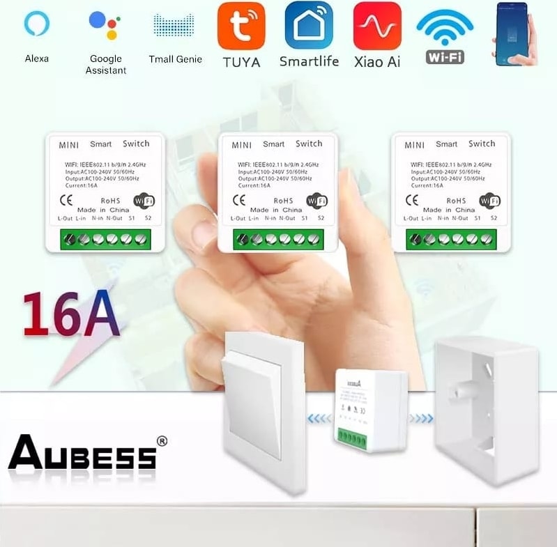 ONOFFSMART  Destekli Akıllı Wifi 16 Amperiki Yönlü Işık Anahtar