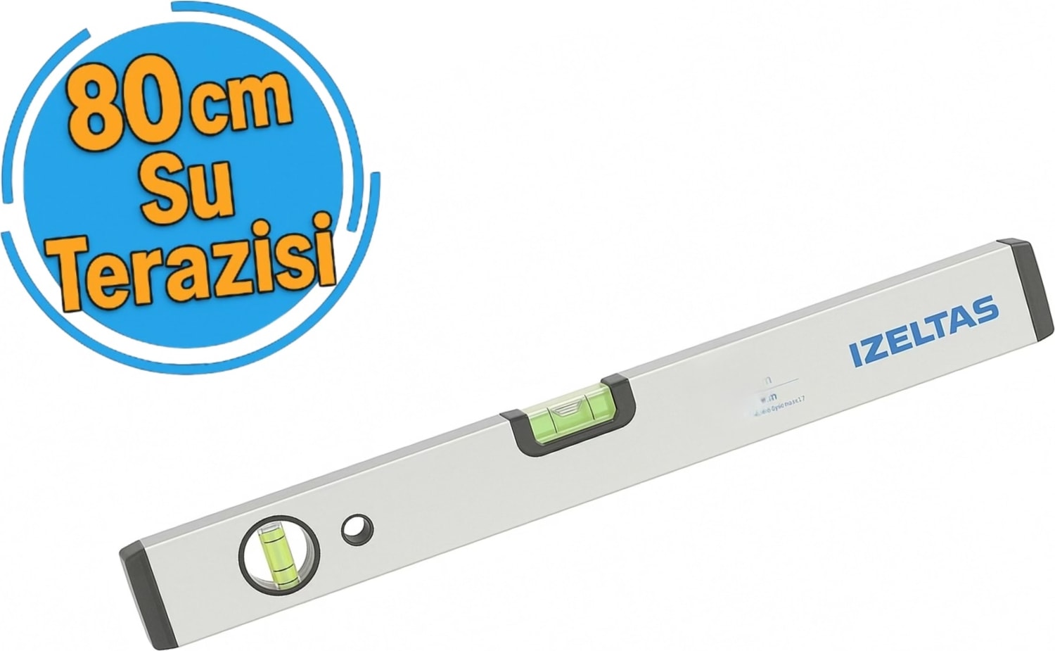 Izeltaş Alüminyum Gövdeli Su Terazisi 80 cm